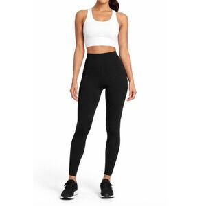 Avia Women's Black High Waisted Activewear Legging with Side Pockets Size XS
